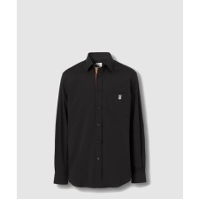 [BURBERRY-버버리]익스클루시브 로고 장식 기능성 코튼 셔츠 80574731