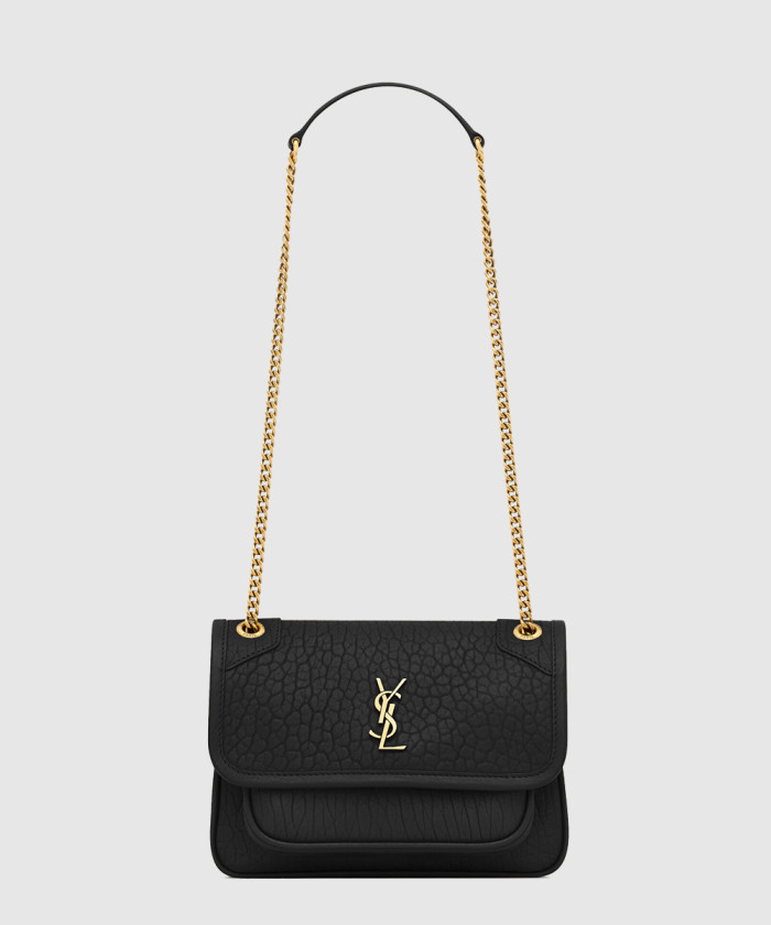 [SAINT LAURENT-생로랑]그레인 램스킨 소재 niki 미니 828736