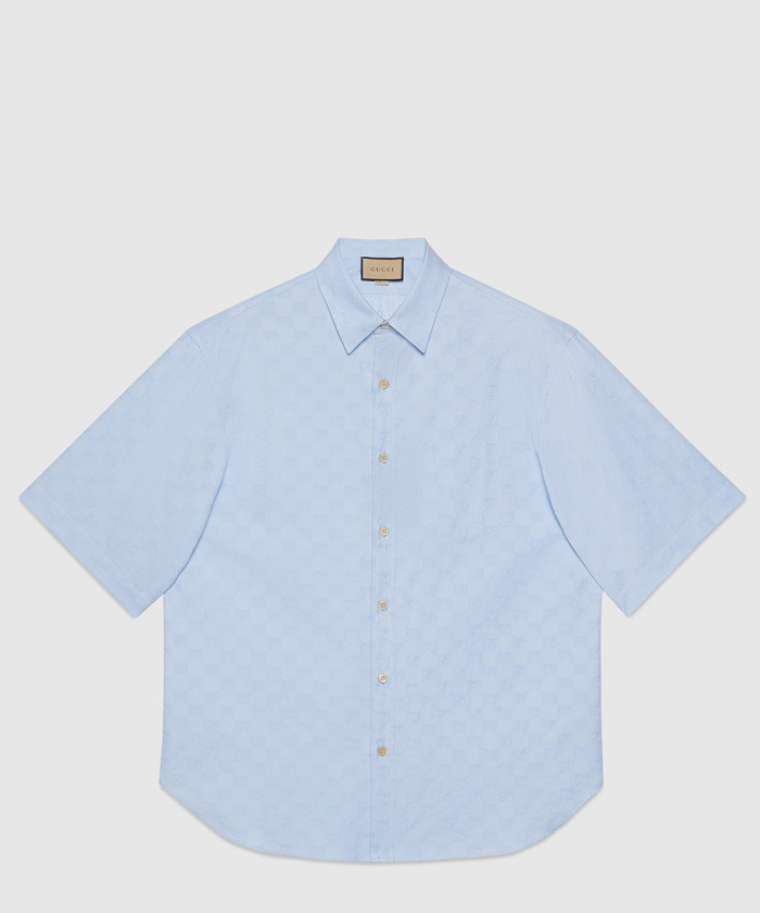 [GUCCI-구찌]GG 수프림 옥스포드 코튼 셔츠 770295