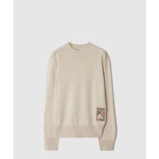 [BURBERRY-버버리]체크 라벨 울 스웨터 81031921