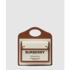 [BURBERRY-버버리]투톤 미니 포켓백 80393611