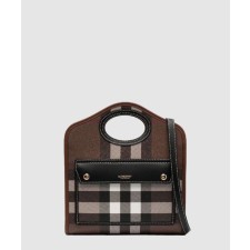 [BURBERRY-버버리]투톤 미니 포켓백 80713861