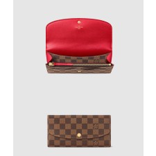 [LOUIS VUITTON-루이비통]에밀리 월릿 다미에 에벤 장지갑 N63544