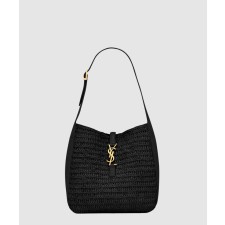[SAINT LAURENT-생로랑]라피아 및 가죽 소재의 유연한 le 5 à 7 스몰백 823812