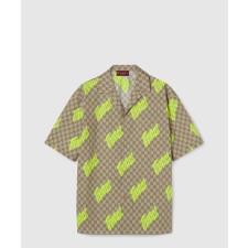 [GUCCI-구찌]프린트 코튼 포플린 볼링 셔츠 794907