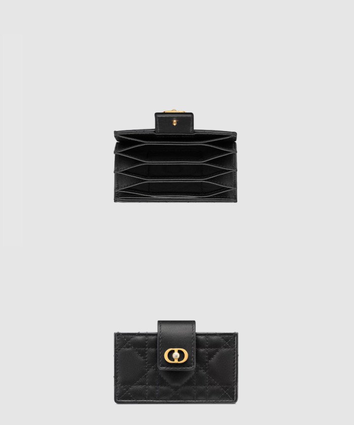 [DIOR-디올]카드지갑 Jolie 자스민 양 가죽  S3104