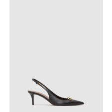 [VALENTINO-발렌티노]송아지 가죽 레이스업 하이힐