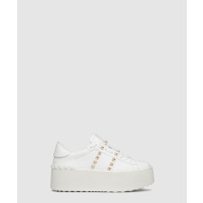 [VALENTINO-발렌티노]송아지 가죽 플랫폼 스니커즈