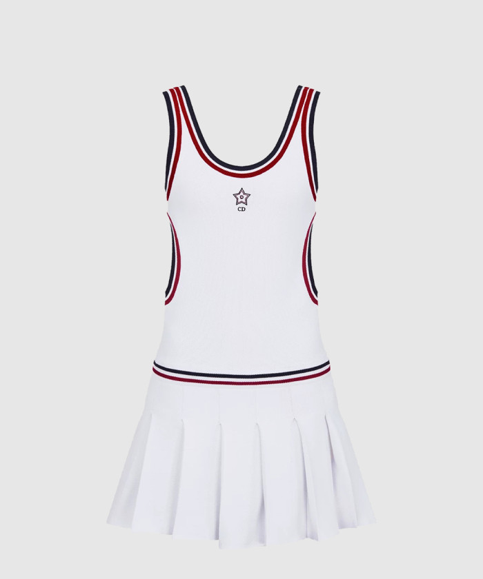 [DIOR-디올]Vibe 플리츠 쇼트 드레스 514R0