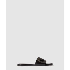 [VALENTINO-발렌티노]컷아웃 가죽 슬라이드