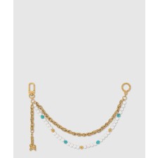 [LOUIS VUITTON-루이비통]펄 (Pearls) 체인 벨트 & 백 참 M02097