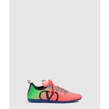 [VALENTINO-발렌티노]테크니컬 패브릭 크로마톤 스니커즈