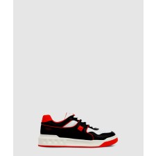 [VALENTINO-발렌티노]주황색 로고가 있는 스니커즈