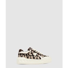 [VALENTINO-발렌티노]나파 가죽 V 로고 스니커즈