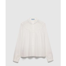 [PRADA-프라다]자수 바티스트 셔츠 P458IR