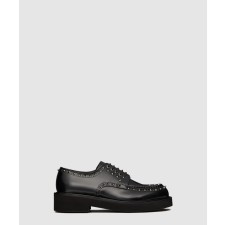 [VALENTINO-발렌티노]가라바니 젠틀글램 송아지 가죽 더비 슈즈