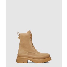 [VALENTINO-발렌티노]로만 스터드 스웨이드 밀리터리 부츠