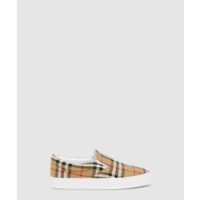 [BURBERRY-버버리]코튼 슬립온 스니커즈 80315061