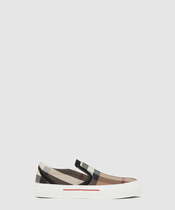 [BURBERRY-버버리]체크 코튼 스니커즈 80567621