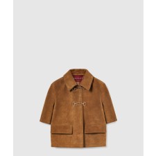 [GUCCI-구찌]말빗이 달린 스웨이드 재킷 815070