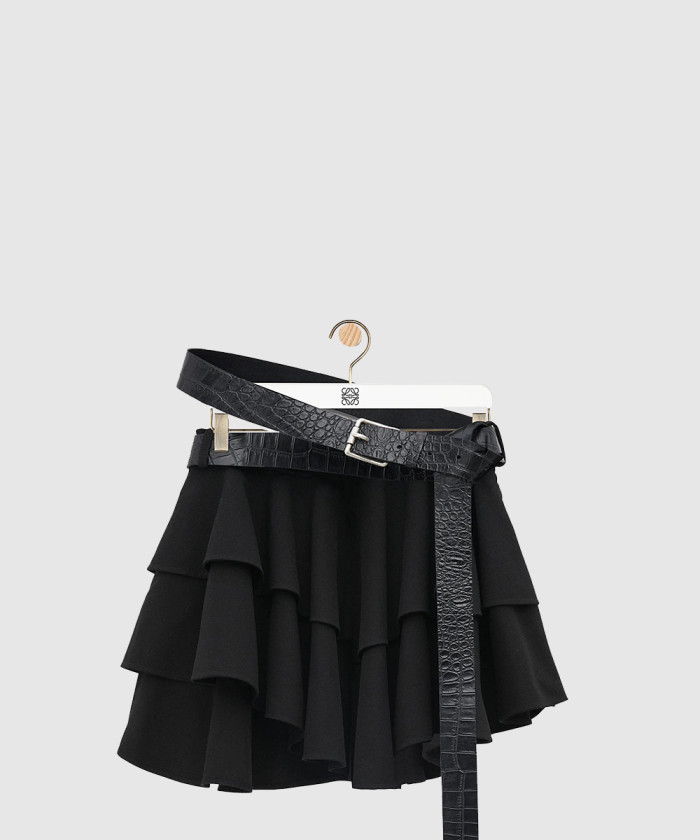 [LOEWE-로에베]벨트 미니 스커트