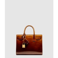 [SAINT LAURENT-생로랑]페이턴트 가죽 소재의 sac de jour 나노백 398711