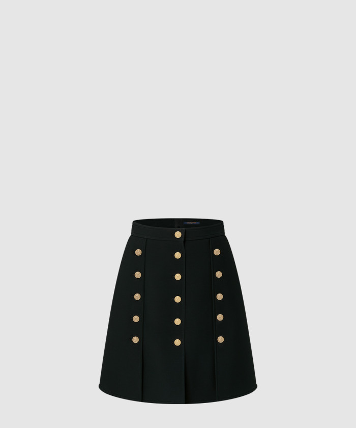 [LOUIS VUITTON-루이비통]버튼 트림 미니 스커트 1AHHNJ