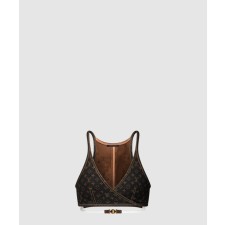 [LOUIS VUITTON-루이비통]데님 크리스크로스 모노그램 모티브 크롭 탑 1AIBFC