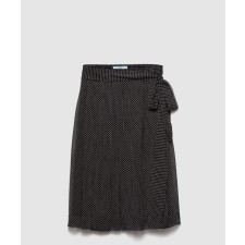 [PRADA-프라다]프린트 시폰 랩 스커트 P191W