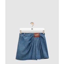[LOEWE-로에베]드레이프 스커트 데님
