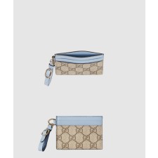[GUCCI-구찌]GG 엠블럼 스트랩 카드 케이스 819121