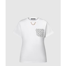 [LOUIS VUITTON-루이비통]시그니처 플라크 티셔츠 1AHX91