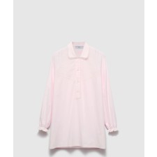 [PRADA-프라다]자수 장식의 바티스트 셔츠 P451IR