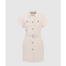 [DIOR-디올]벨트 쇼트 셔츠 드레스 522R9