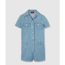 [GUCCI-구찌]GG 데님 자카드 점프수트 828549
