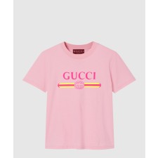 [GUCCI-구찌]프린트 디테일의 코튼 저지 티셔츠 838011